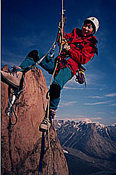 Misako on Jumar,Baffin island,Canada